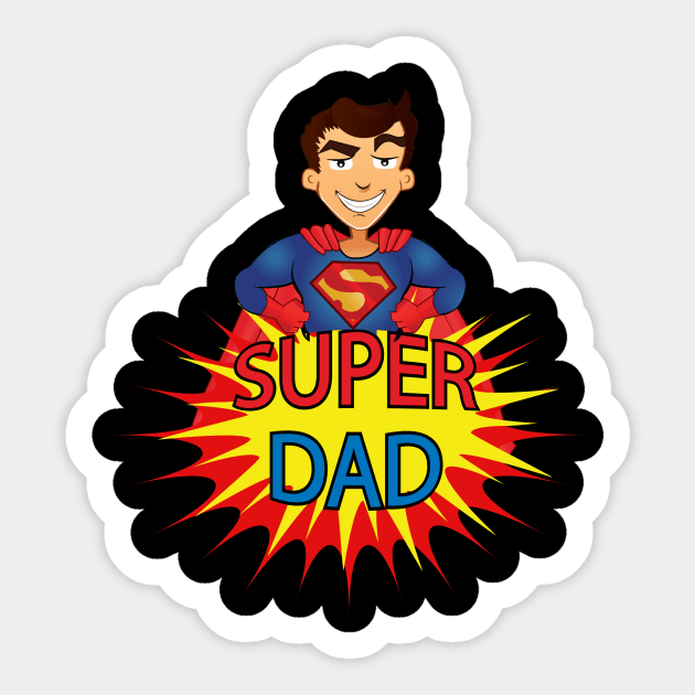 Super Dad Sticker by Alexhorn